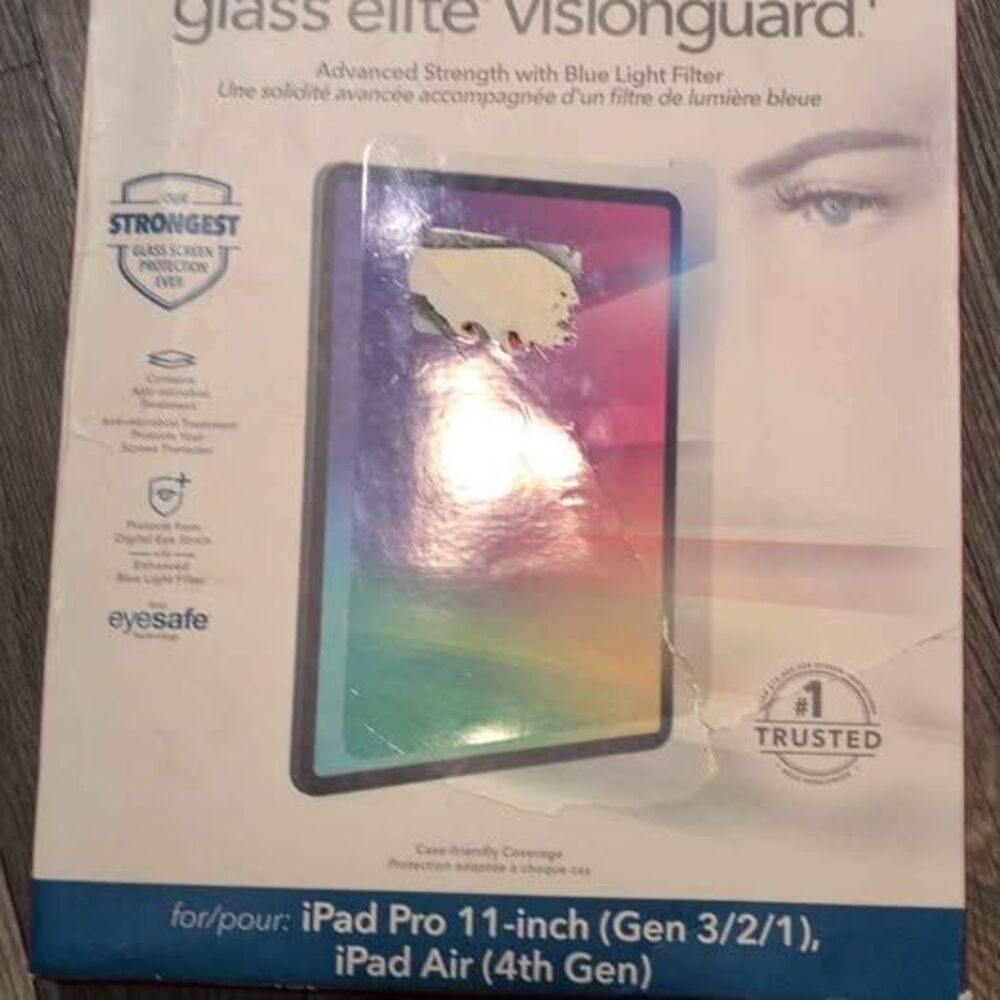 Invisible Shield Glass Elite VisionGuard+ Screen Protector for iPad Pro 11-inch
